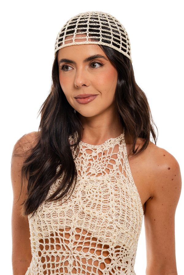 Crochê - Headpiece - Linha de Seda – Off White