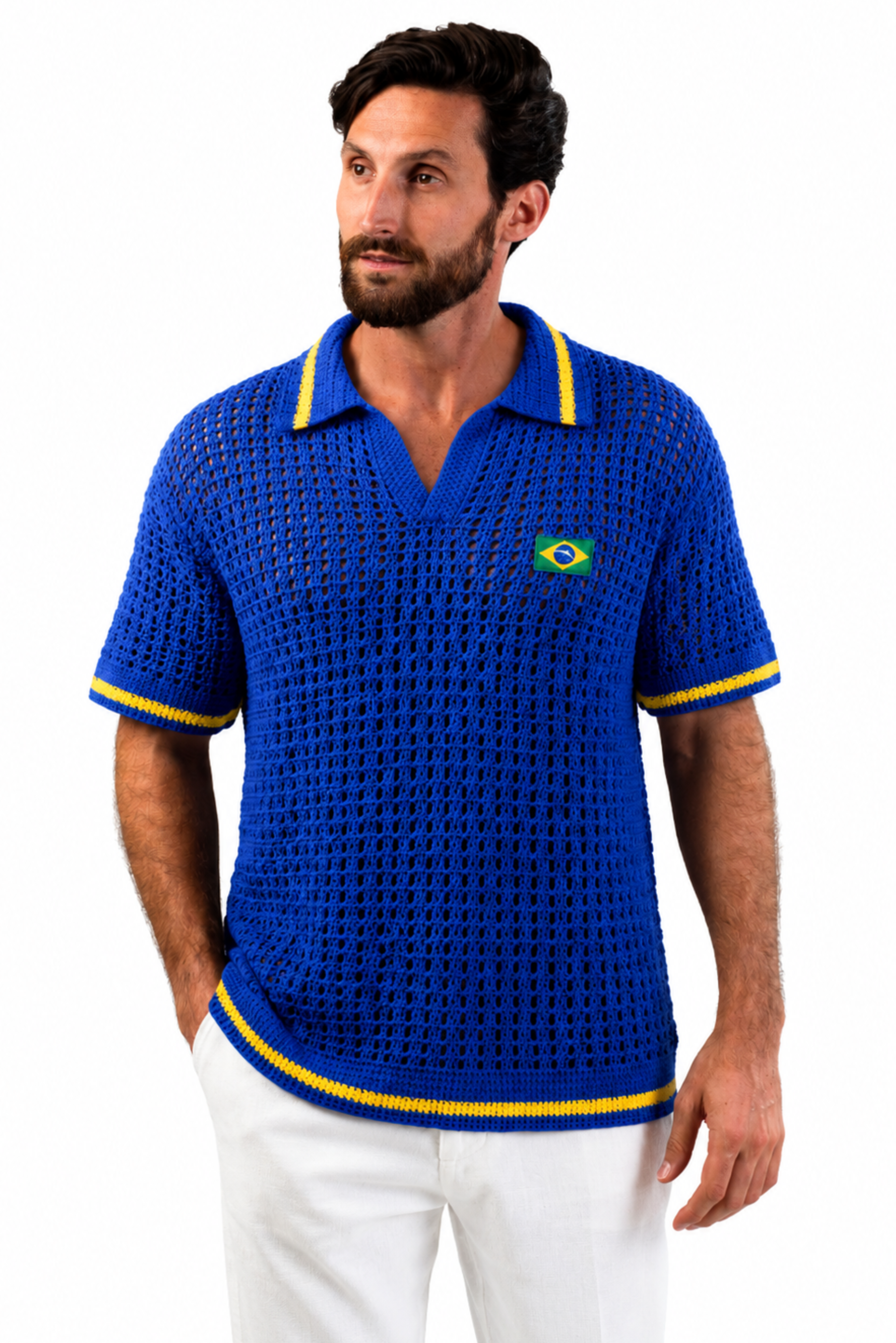 Crochê - Polo Unissex Satú league
