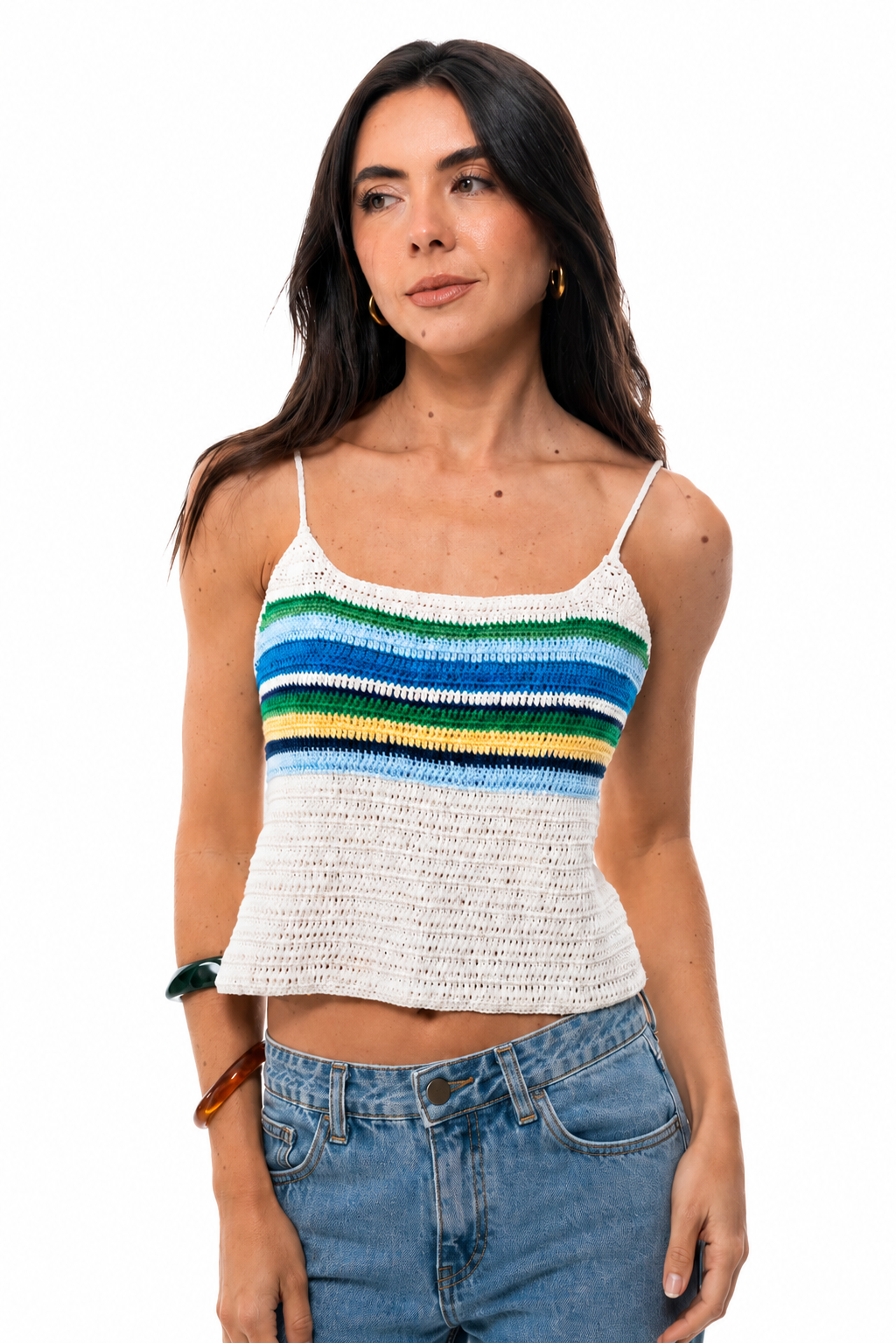 Crochê – Blusa Aquarela do Brasil